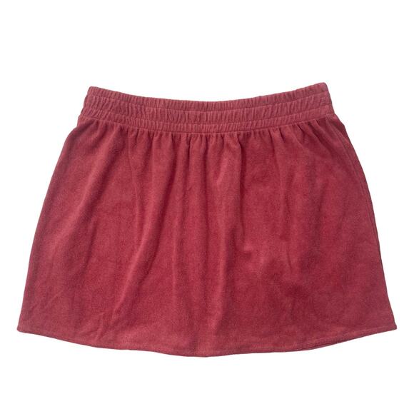 Charlie Holiday Soleil  Mini Skirt Rust Women’s Size US 6 100% Cotton Pull On - Picture 3 of 5